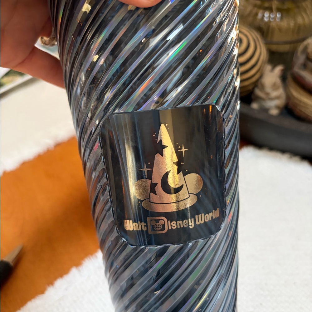 Walt Disney World Iridescent Spiral Tumbler - Black/Multicolor